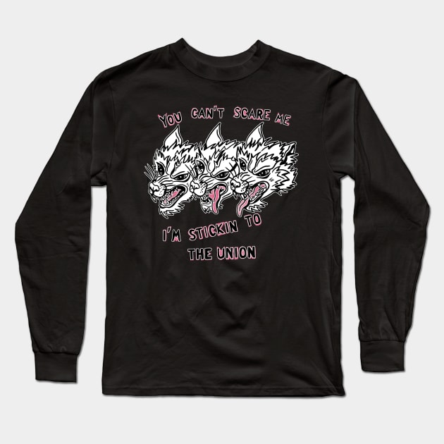 STICKIN TO THE UNION Long Sleeve T-Shirt by TriciaRobinsonIllustration